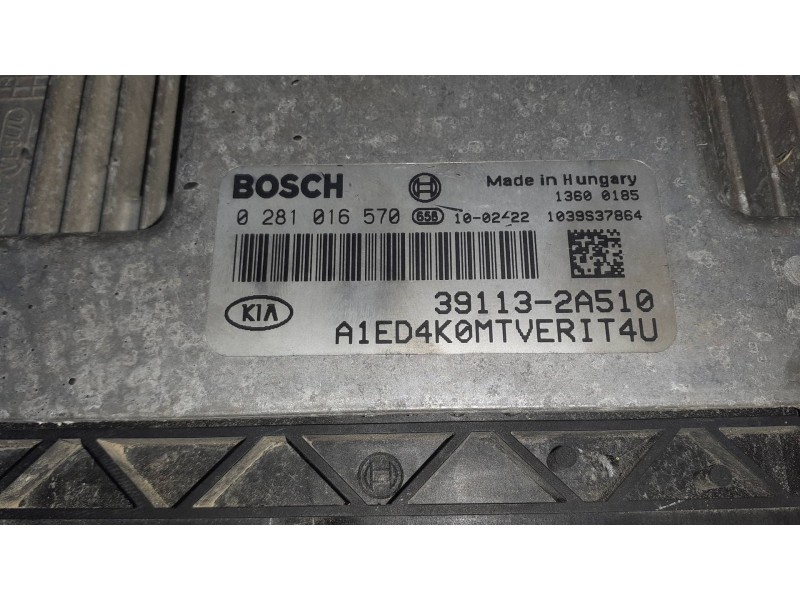 Recambio de centralita motor uce para kia cee´d active referencia OEM IAM 0281016570 391132A510 BOSCH