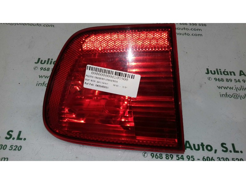 Recambio de piloto trasero izquierdo interior para seat ibiza (6k1) select referencia OEM IAM 6K6945091  INT-PORTON