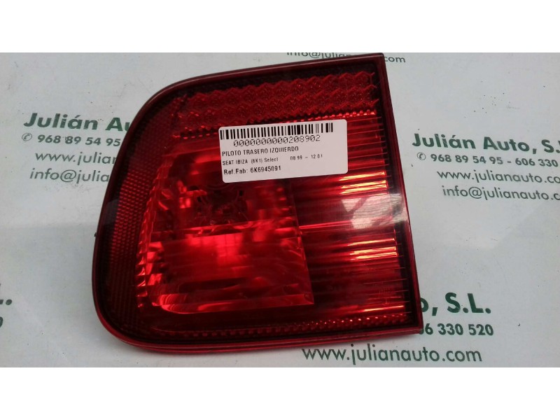 Recambio de piloto trasero izquierdo interior para seat ibiza (6k1) select referencia OEM IAM 6K6945091  INT-PORTON