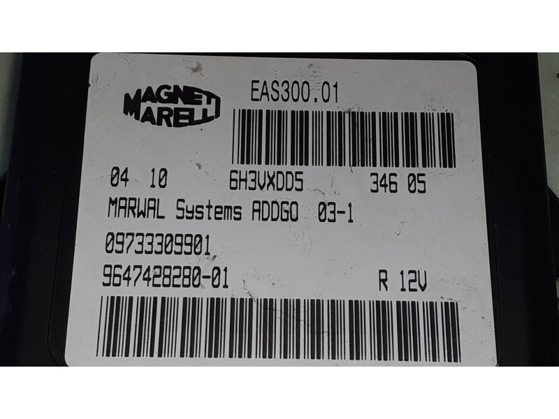 Recambio de modulo electronico para peugeot 407 st confort referencia OEM IAM 9733309901 09733309901 MAGNETI MARELLI