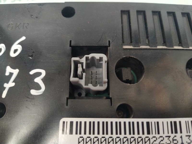 Recambio de mando climatizador para peugeot 206 berlina xn referencia OEM IAM 96430550XT B111501 9140010483