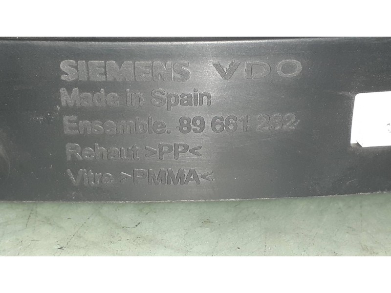 Recambio de cuadro instrumentos para peugeot 407 st confort referencia OEM IAM 9658138580 89661232 SIEMENS