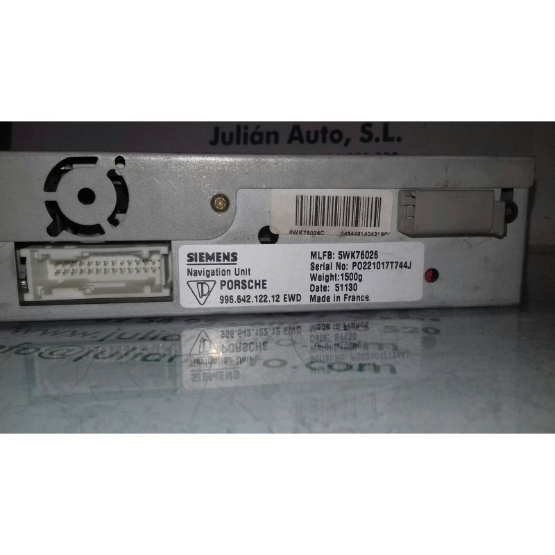 Recambio de sistema navegacion gps para porsche boxster (typ 986) básico referencia OEM IAM 99664212212EWD P0221017T744J 