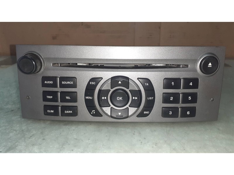 Recambio de sistema audio / radio cd para peugeot 407 st confort referencia OEM IAM 7645111392 815BP511156641707 BLAUPUNKT