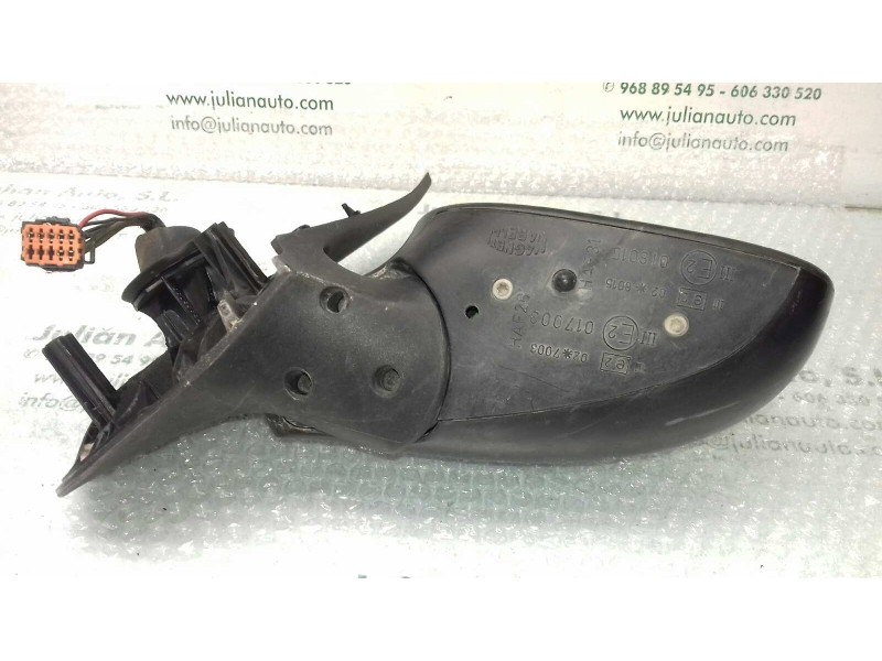 Recambio de retrovisor derecho para peugeot 206 berlina xs referencia OEM IAM CP6475000 6475000 ELECTRICO
