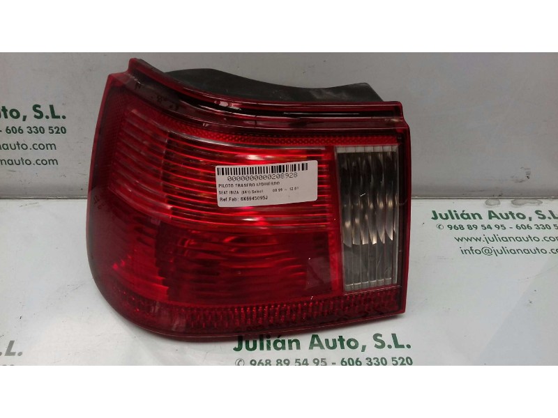 Recambio de piloto trasero izquierdo para seat ibiza (6k1) select referencia OEM IAM 6K6945095J  EXT-ALETA
