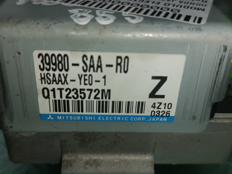 Recambio de modulo electronico para honda jazz (gd1/5) 1.4 s referencia OEM IAM 39980SAAR0 HSAAXYE01 Q1T23572M
