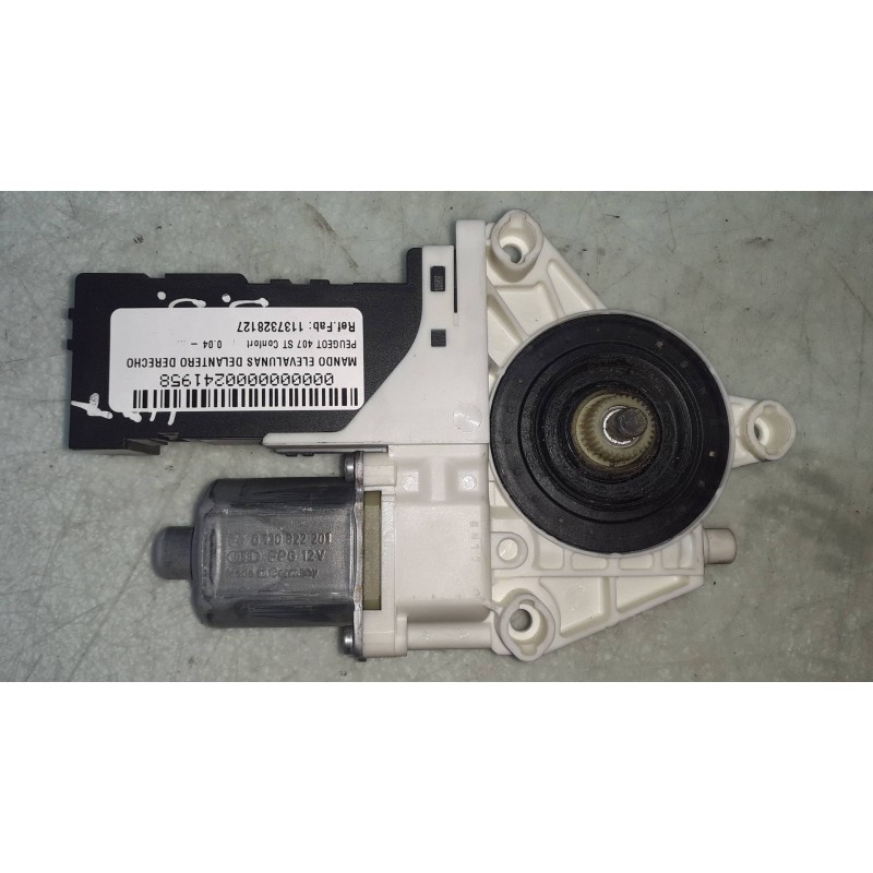 Recambio de motor elevalunas delantero derecho para peugeot 407 st confort referencia OEM IAM 1137328127 994651102 BOSCH