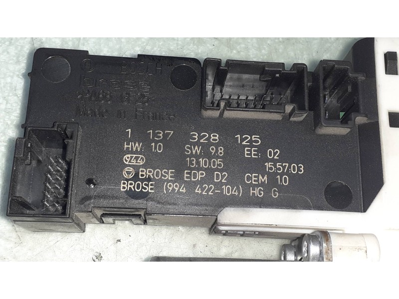 Recambio de motor elevalunas delantero izquierdo para peugeot 407 st confort referencia OEM IAM 1137328125 994650102 BOSCH