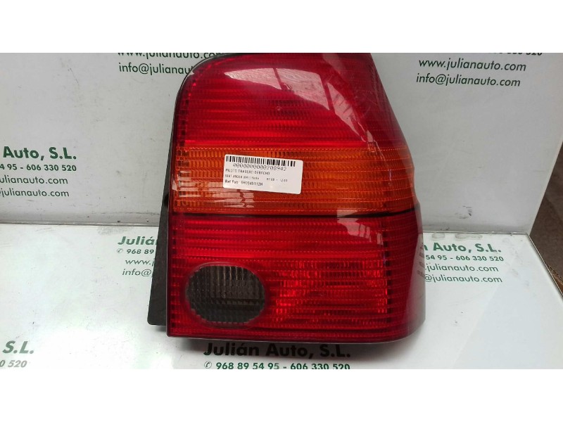 Recambio de piloto trasero derecho para seat arosa (6h1) stella referencia OEM IAM 6H0945112H  