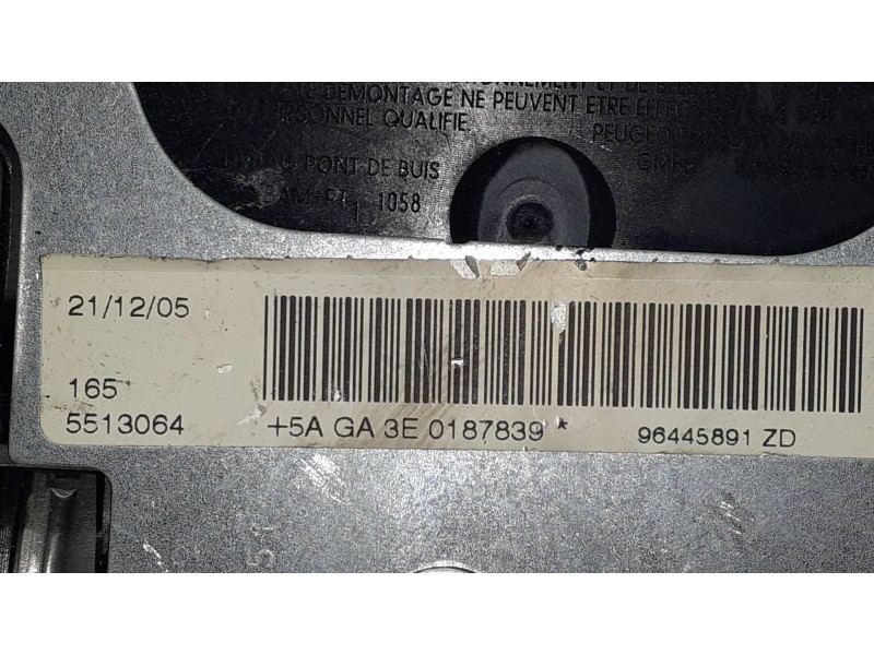 Recambio de airbag delantero izquierdo para peugeot 407 st confort referencia OEM IAM 96445891ZD B6018651 