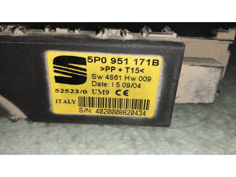Recambio de modulo electronico para seat altea (5p1) reference ecomotive referencia OEM IAM 5P0951171B 525230 4020008820434