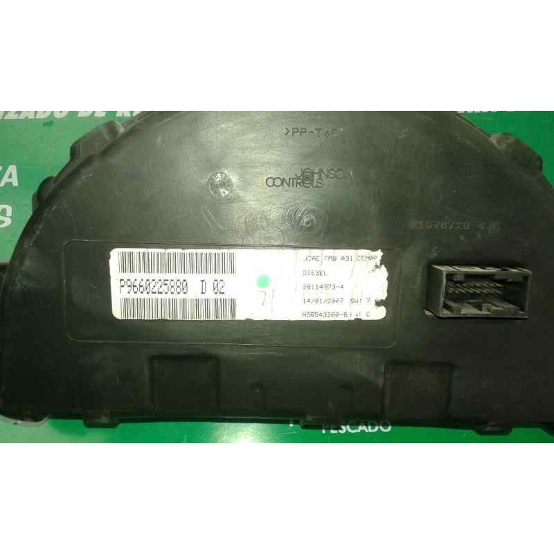 Recambio de cuadro instrumentos para citroen c3 1.4 hdi cool referencia OEM IAM 9660225880 28114973-4 NS6543300-6