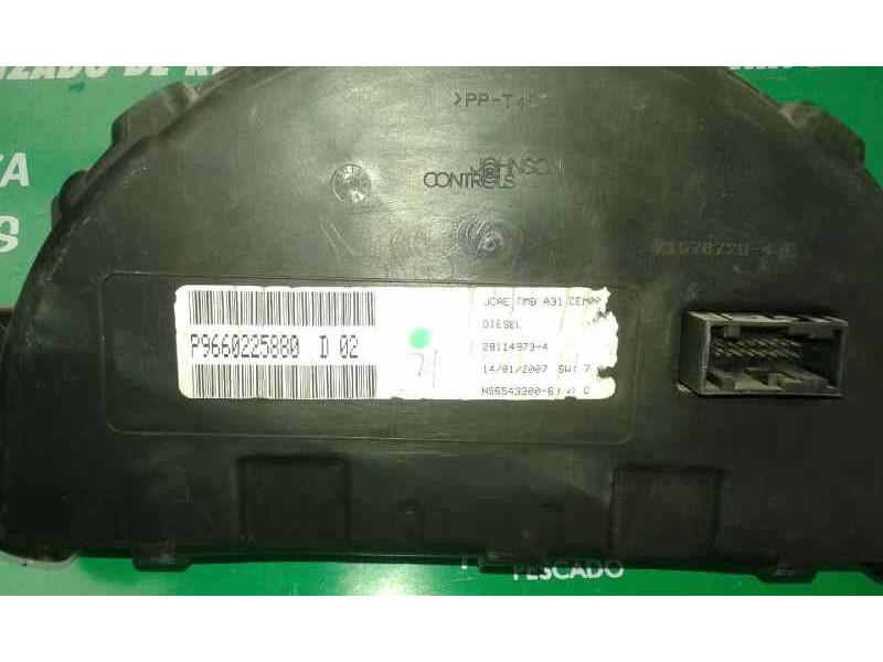 Recambio de cuadro instrumentos para citroen c3 1.4 hdi cool referencia OEM IAM 9660225880 28114973-4 NS6543300-6
