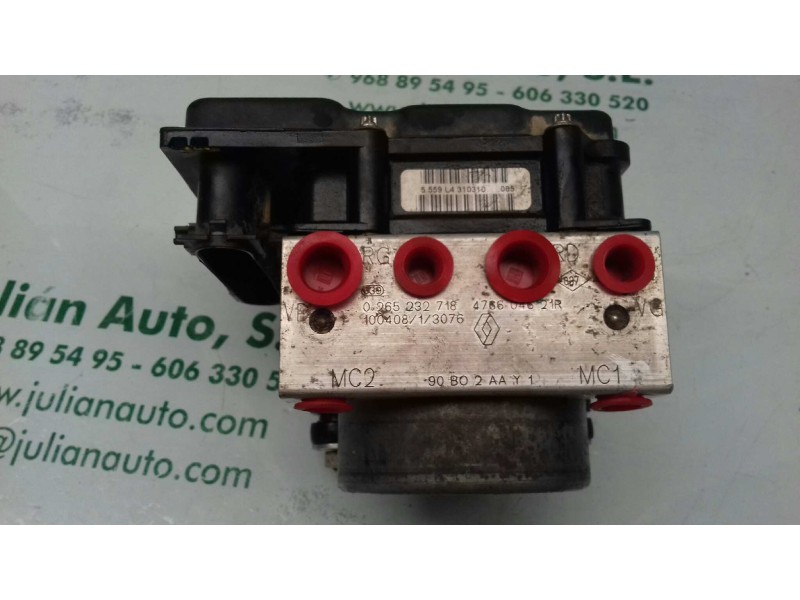 Recambio de abs para dacia sandero ambiance referencia OEM IAM 476604621R 0265234718 BOSCH