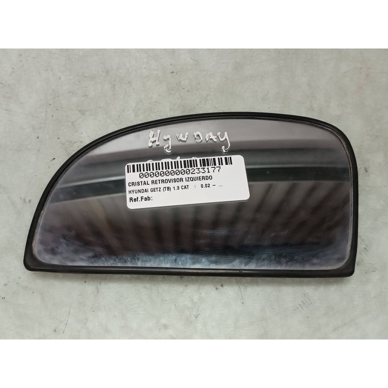 Recambio de cristal retrovisor izquierdo para hyundai getz (tb) 1.3 cat referencia OEM IAM   