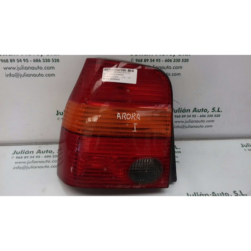 Recambio de piloto trasero izquierdo para seat arosa (6h1) select referencia OEM IAM 6H0945095D  