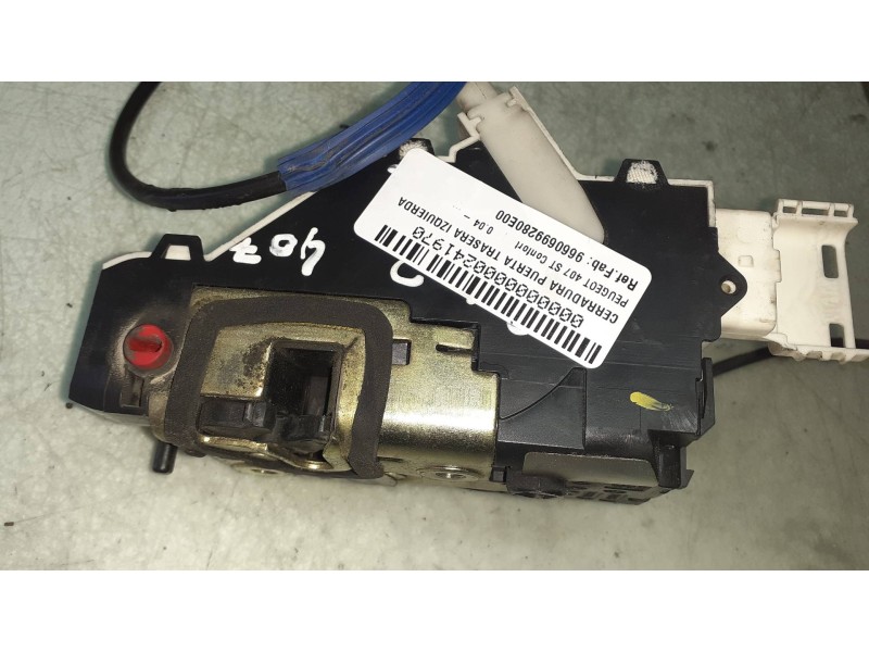 Recambio de cerradura puerta trasera izquierda para peugeot 407 st confort referencia OEM IAM 9660699280E00  