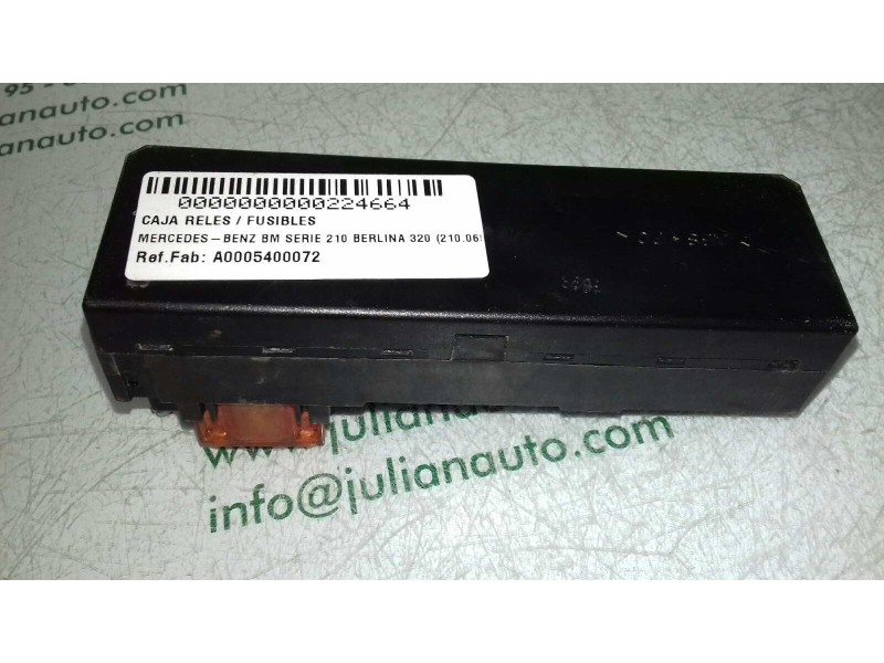 Recambio de caja reles / fusibles para mercedes-benz clase e (w210) berlina 320 (210.065) referencia OEM IAM A0005400072 0537610