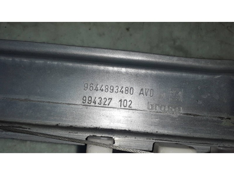 Recambio de elevalunas delantero derecho para peugeot 407 st confort referencia OEM IAM 9644893480 994327102 ELECTRICO