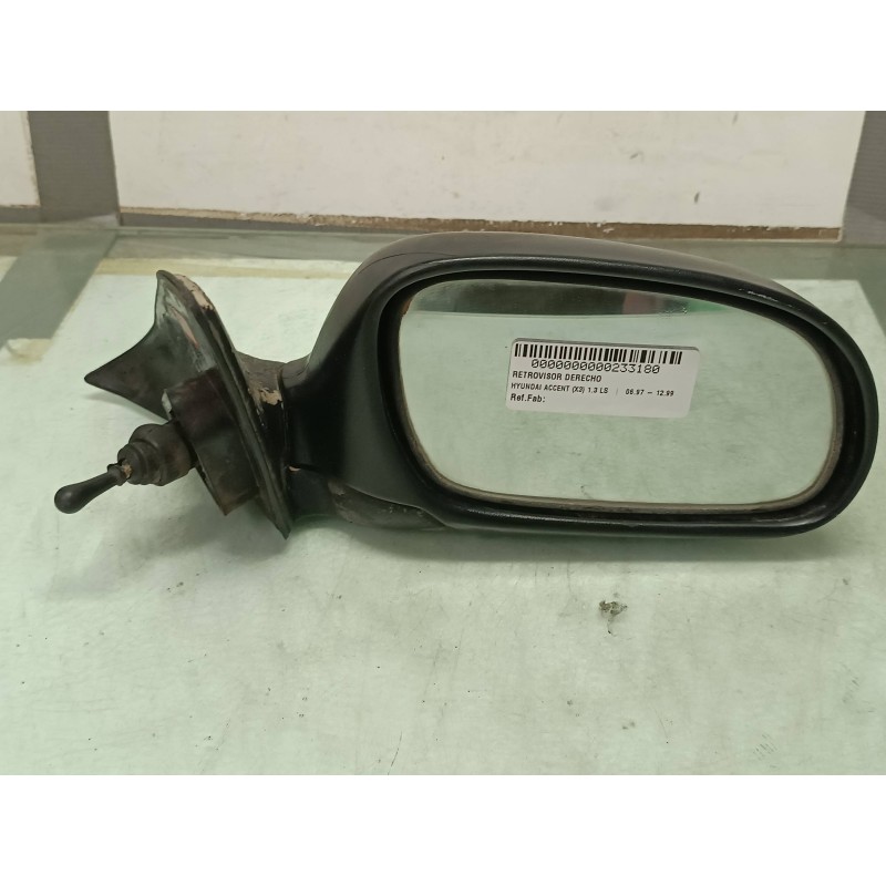 Recambio de retrovisor derecho para hyundai accent (x3) 1.3 ls referencia OEM IAM   MANUAL