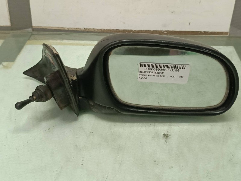 Recambio de retrovisor derecho para hyundai accent (x3) 1.3 ls referencia OEM IAM   MANUAL