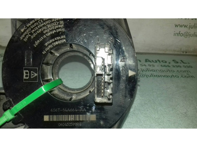 Recambio de anillo airbag para ford fiesta (cbk) ambiente referencia OEM IAM 6S6T14A664AA 060452599R4 