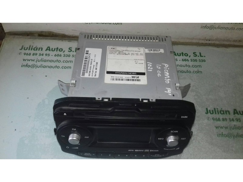 Recambio de sistema audio / radio cd para kia picanto concept referencia OEM IAM AM110TAEE 961701Y261MB2 