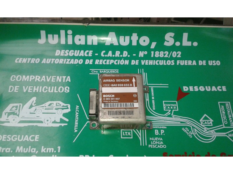 Recambio de centralita airbag para audi a4 berlina (b5) 1.9 tdi referencia OEM IAM 8A0959655B 0285001037 BOSCH Recambio de centralita airbag para audi a4 berlina (b5) 1.9 tdi referencia OEM IAM 8A0959655B 0285001037 BOSCH