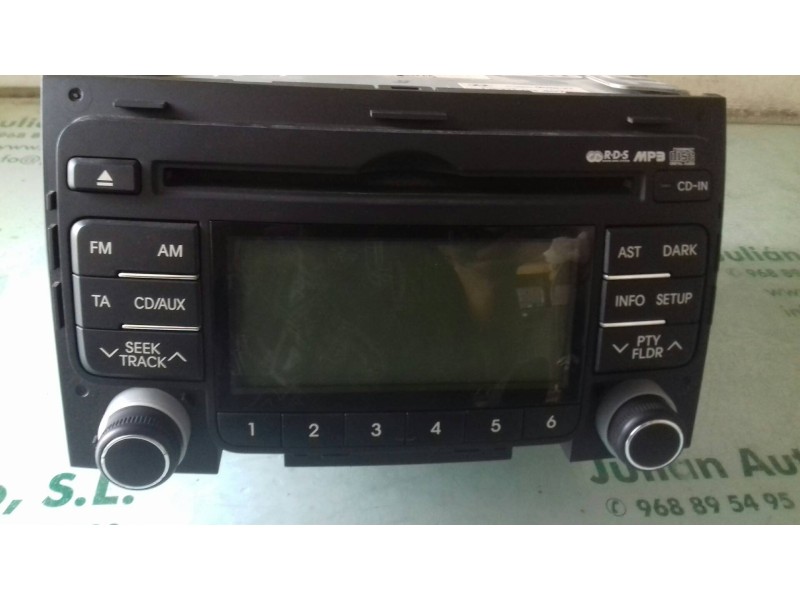Recambio de sistema audio / radio cd para hyundai i30 comfort referencia OEM IAM A200FDE 961602L200 64RCD