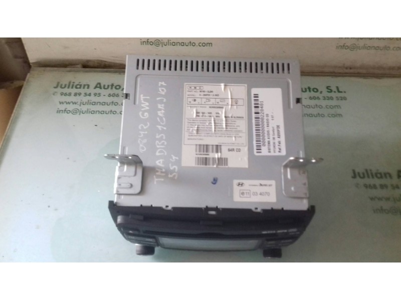Recambio de sistema audio / radio cd para hyundai i30 comfort referencia OEM IAM A200FDE 961602L200 64RCD