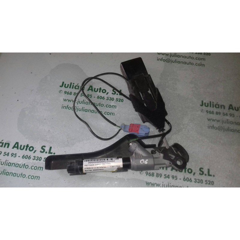 Recambio de pretensor airbag izquierdo para citroen c3 1.4 16v collection referencia OEM IAM 9640676877 33019289 