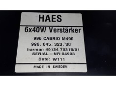Recambio de sistema audio / radio cd para porsche 911 (typ 996) carrera 4 cabrio referencia OEM IAM 99664532300 491347031501 AMP 2