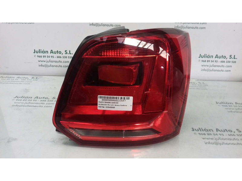 Recambio de piloto trasero derecho para volkswagen polo (6c1) advance bluemotion referencia OEM IAM 6C0945096F 6C0945112A 