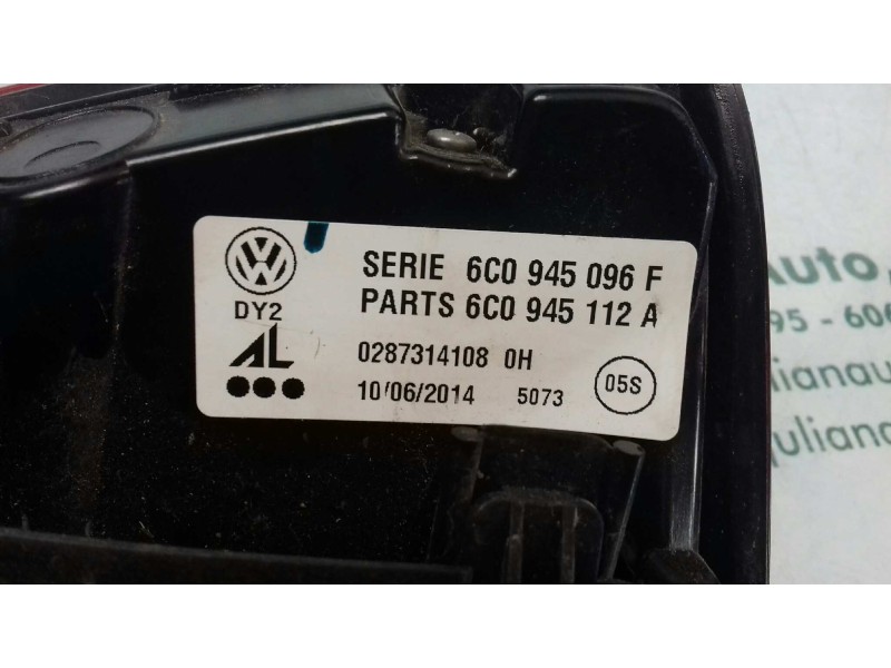 Recambio de piloto trasero derecho para volkswagen polo (6c1) advance bluemotion referencia OEM IAM 6C0945096F 6C0945112A 