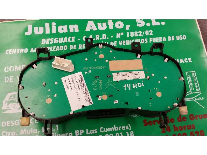 Recambio de cuadro instrumentos para peugeot 207 confort referencia OEM IAM A2C53337660 A2C53065547 9666133180