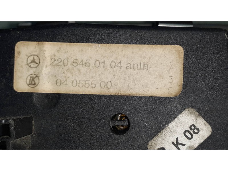 Recambio de mando luces para mercedes-benz clase s (w220) berlina 500 (220.075) referencia OEM IAM 2205450104 04055500 