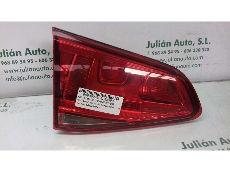 Recambio de piloto trasero izquierdo interior para volkswagen golf vii lim. sport bluemotion referencia OEM IAM 5G0945093AC  