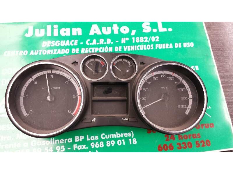 Recambio de cuadro instrumentos para peugeot 308 confort referencia OEM IAM 9665107480 554001550310 