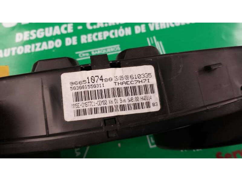 Recambio de cuadro instrumentos para peugeot 308 confort referencia OEM IAM 9665107480 554001550310 