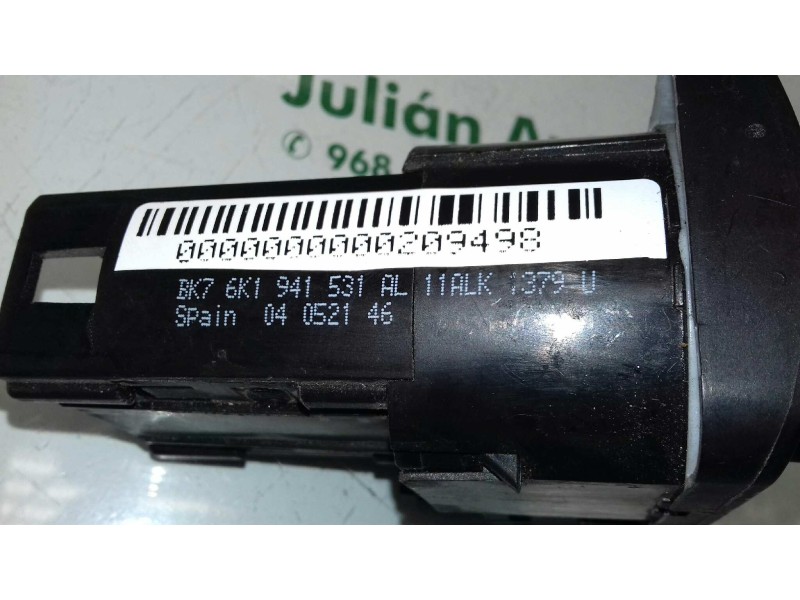 Recambio de mando luces para seat ibiza (6k1) stella referencia OEM IAM 6K1941531AL  