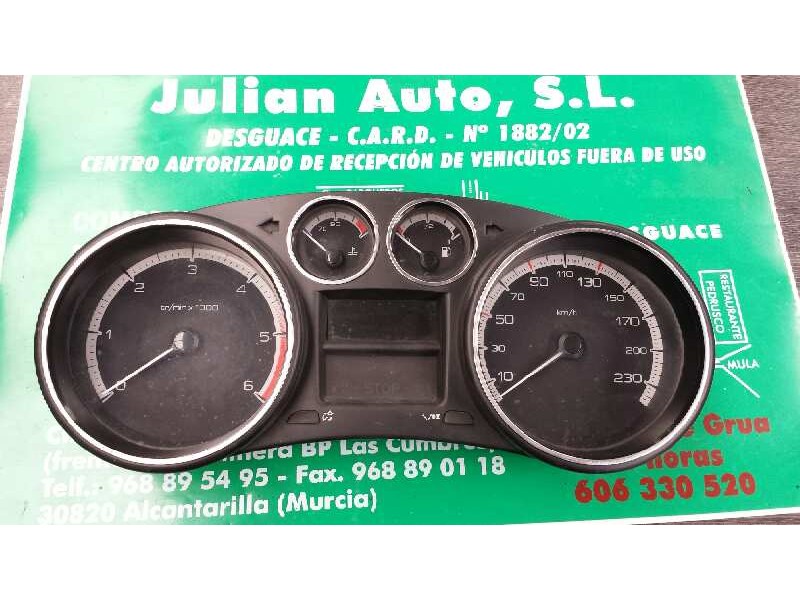 Recambio de cuadro instrumentos para peugeot 308 sw confort referencia OEM IAM 9665107480 503001550311 
