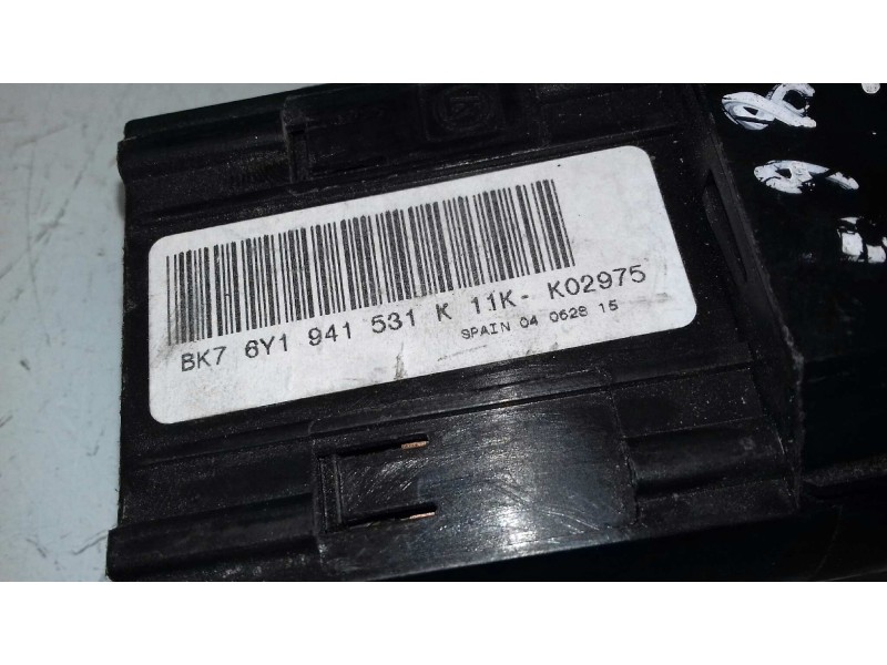 Recambio de mando luces para skoda fabia (6y2/6y3) comfort line referencia OEM IAM 6Y1841531K  