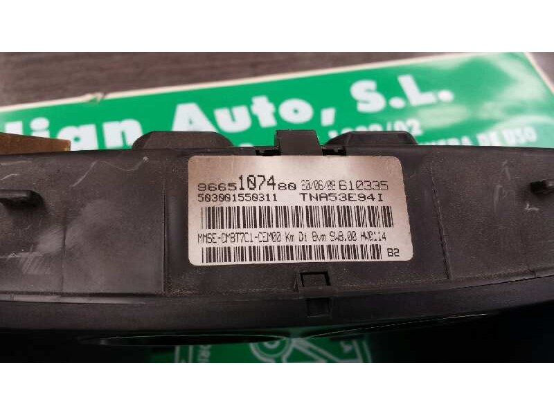 Recambio de cuadro instrumentos para peugeot 308 sw confort referencia OEM IAM 9665107480 503001550311 