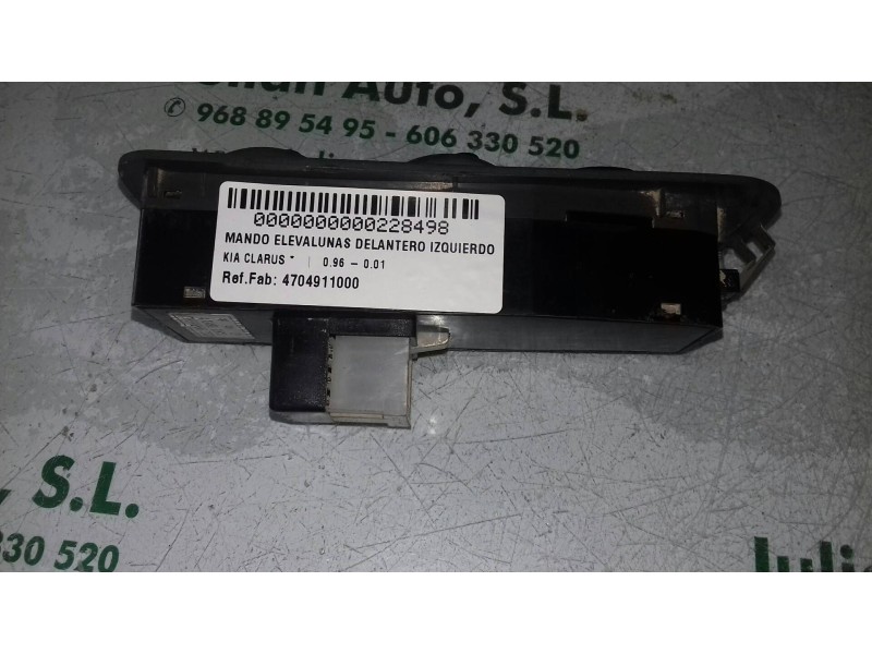 Recambio de mando elevalunas delantero izquierdo para kia clarus referencia OEM IAM 4704911000  