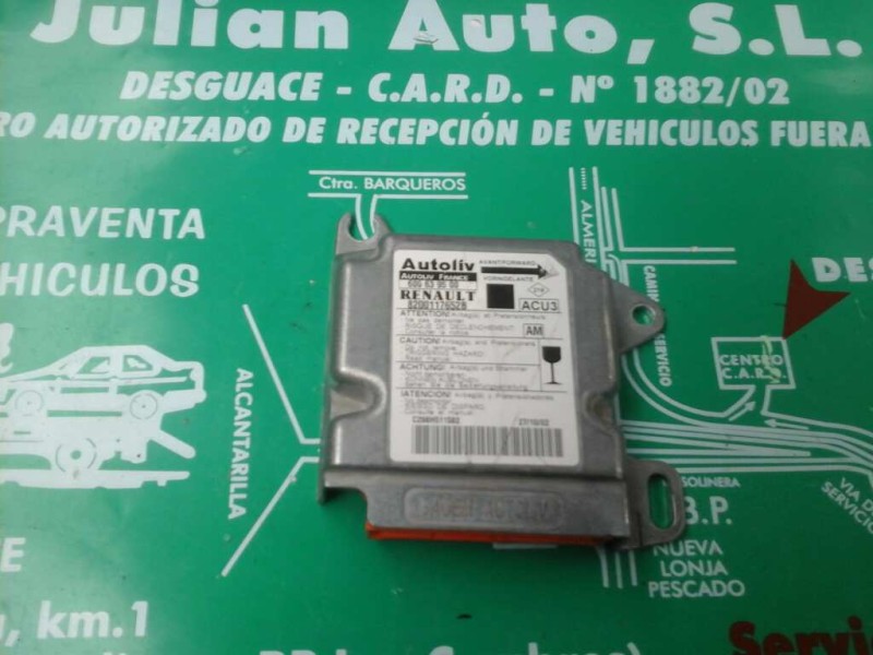 Recambio de centralita airbag para renault scenic (ja..) 1.6 16v authentique (ja0b/11) referencia OEM IAM 8200117652B 600639500 