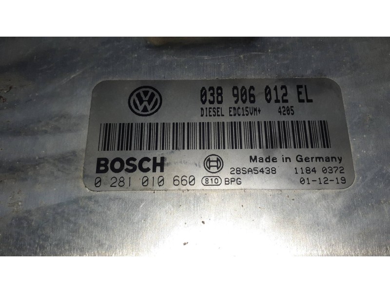 Recambio de centralita motor uce para volkswagen polo (9n1) conceptline referencia OEM IAM 0281010660  BOSCH