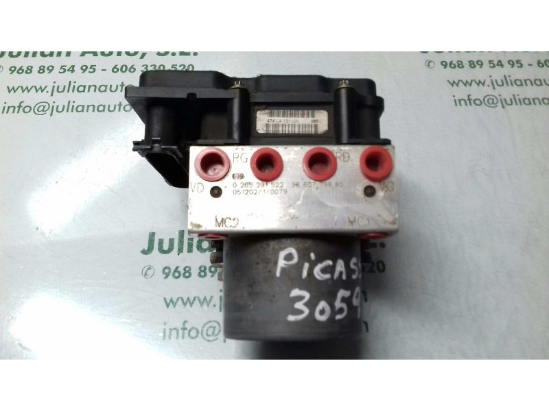 Recambio de abs para citroen xsara picasso 1.6 hdi 90 exclusive referencia OEM IAM 0265231522 9660779880 0265800415