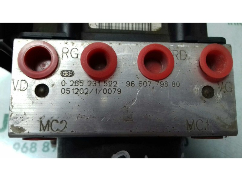 Recambio de abs para citroen xsara picasso 1.6 hdi 90 exclusive referencia OEM IAM 0265231522 9660779880 0265800415
