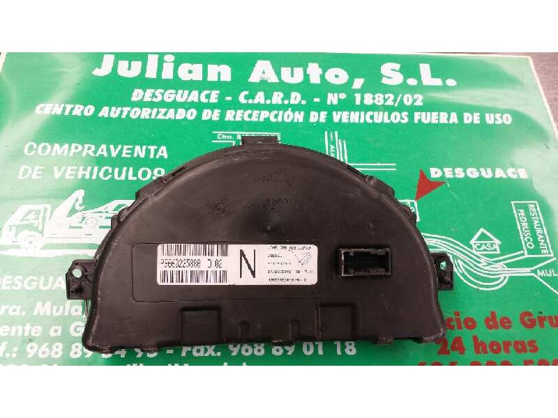 Recambio de cuadro instrumentos para citroen c3 1.4 hdi sx plus referencia OEM IAM 9660225880D02 28114973-4 JOHNSON CONTROLS